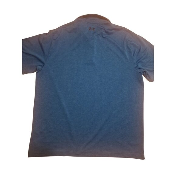 Under‎ Armour The Playoff Polo HeatGear XXL Loose Fit Blue - Picture 2 of 3